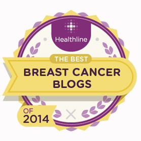 Healthline: The Best Breast Cancer Blogs of 2014 badge
