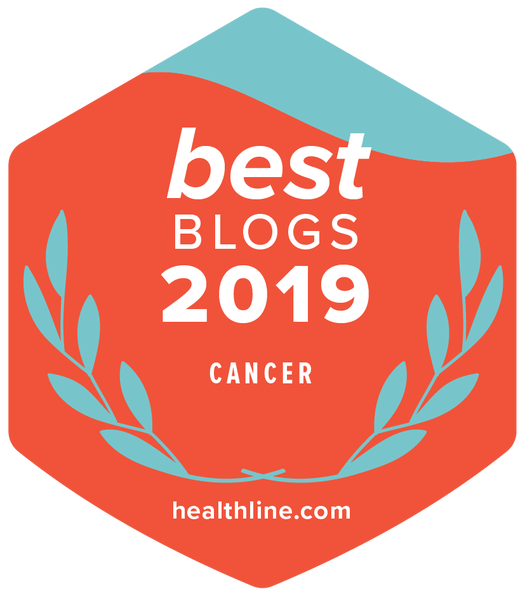 Best Blogs 2018: Cancer badge from healthline.com