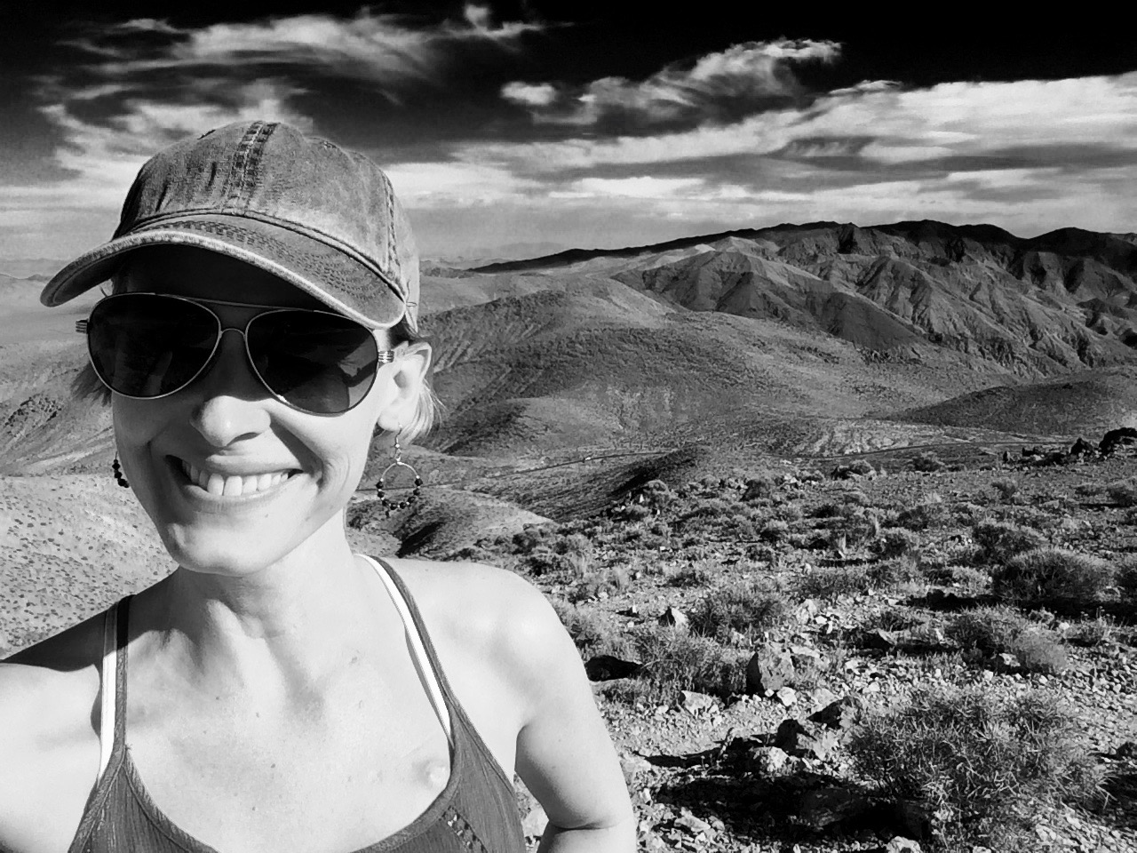 Christine Hodgdon Hiking Death Valley