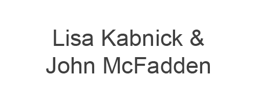 Lisa Kabnick and John McFadden