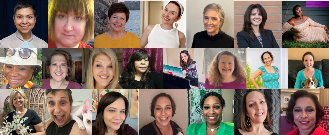 Collage of 2023 Hear My Voice metastatic advocates, including women of diverse ages and races