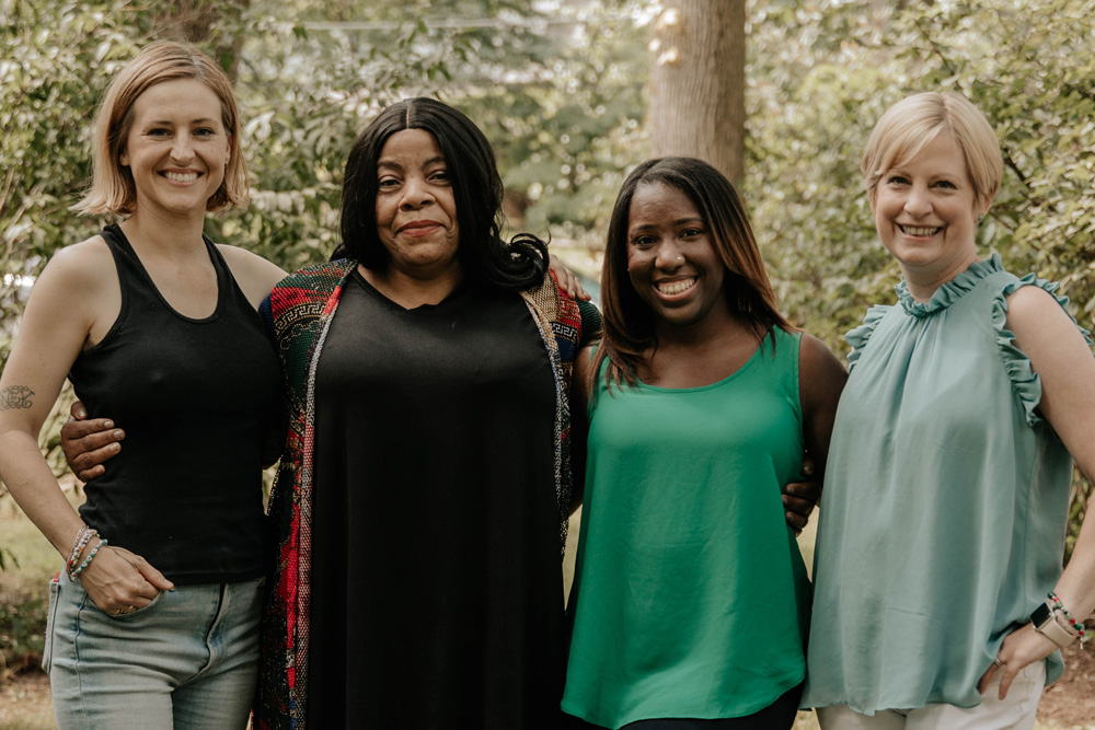 Two white and two Black women with metastatic breast cancer