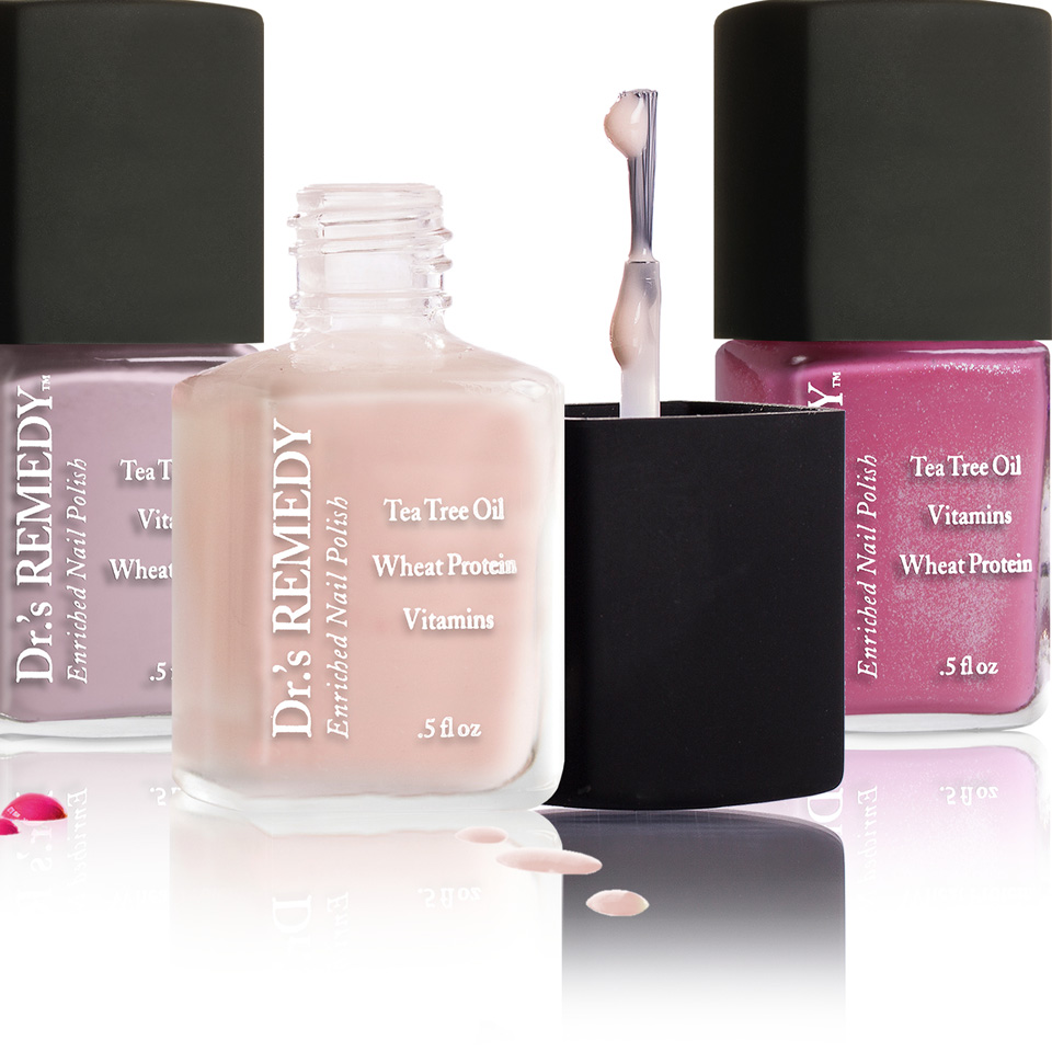 Different shade of pink nail polish