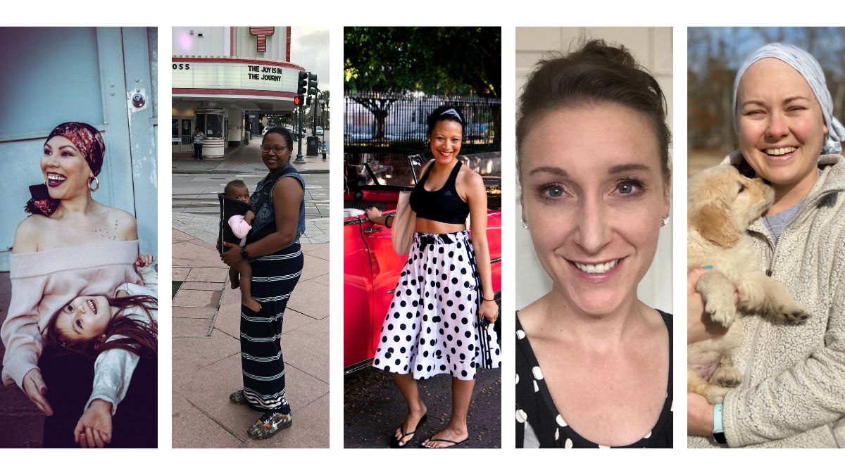Collage of diverse young women