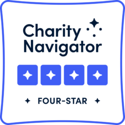 Charity Navigator 4-star rating badge
