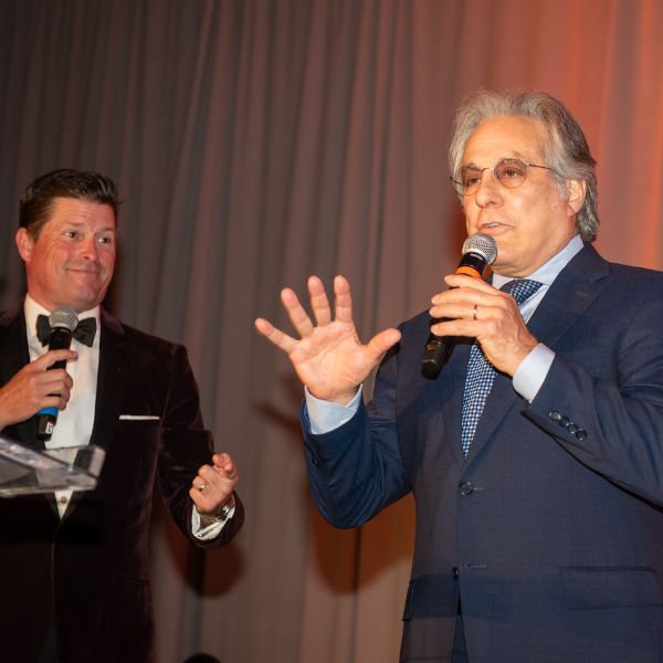 Butterfly Ball 2023 Max Weinberg and auctioneer