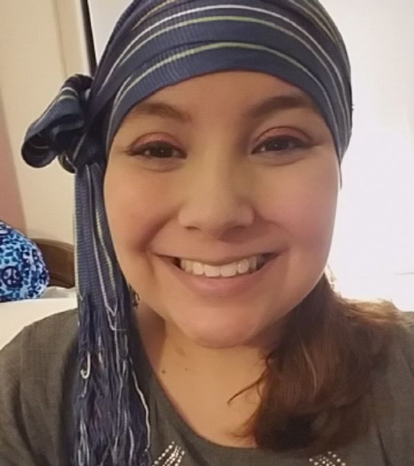 Ashlynn Gomez wears a pretty head scarf