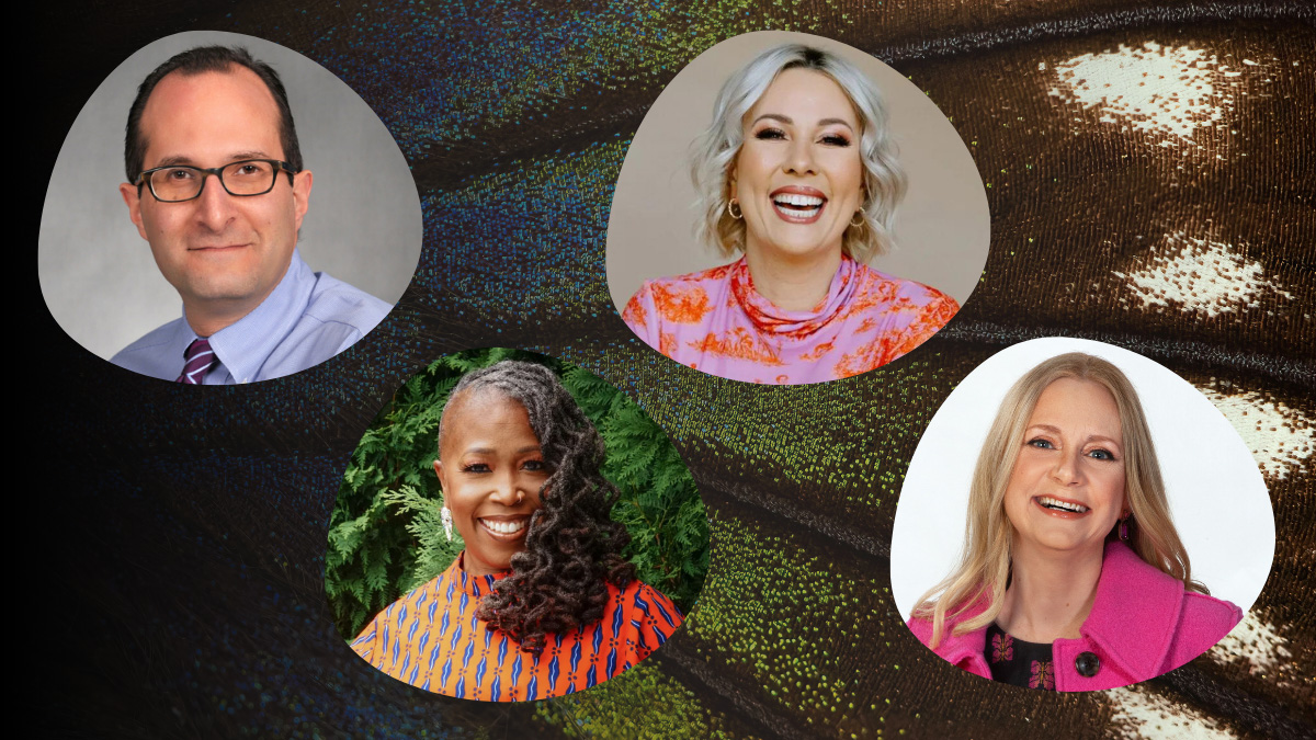 Collage of four Butterfly Ball honorees