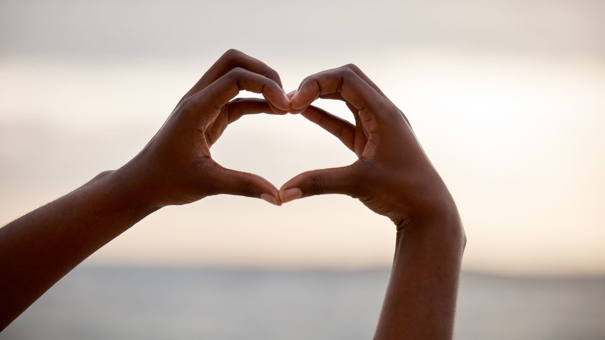 Hands forming a heart