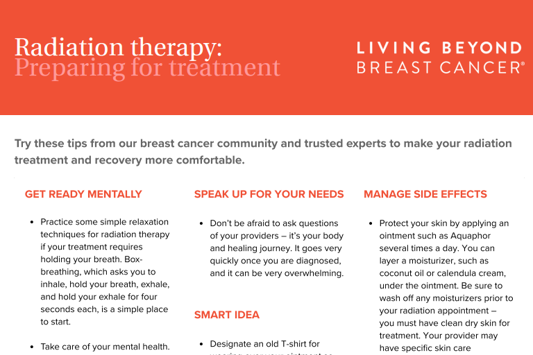 Radiation therapy: Preparing for treatment