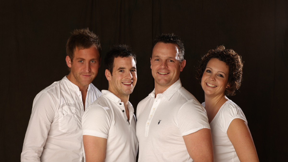 The four Paxman siblings: Richard, James, Curtis, and Claire.