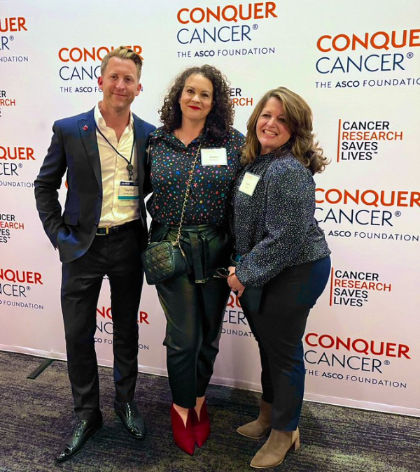 Rich Paxman with Claire Paxman and Karin Buck Paxman