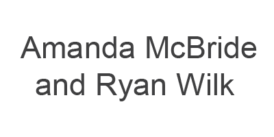 Amanda McBride and Ryan Wilk