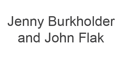 Jenny Burkholder and John Flak