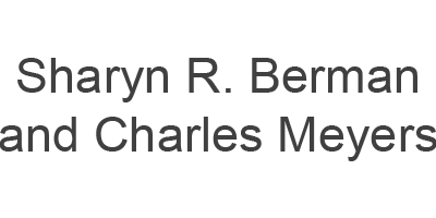 Sharyn R. Berman and Charles Meyers