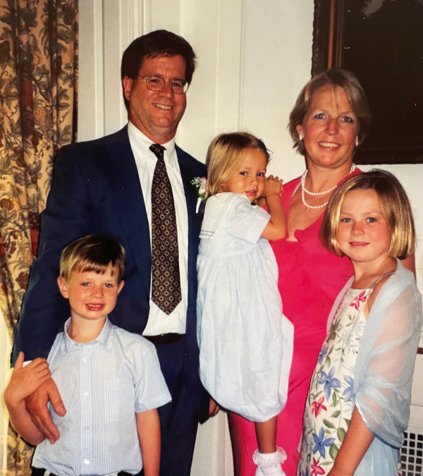 The Bolen family poses for a picture together.