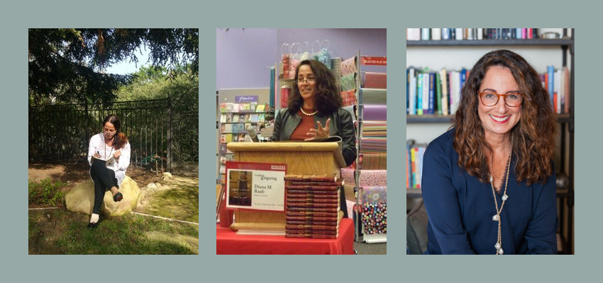 Author Diana Raab Collage of three images